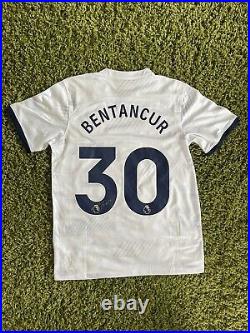 Rodrigo Bentancur signed shirt COA & Photo Proof Tottenham Hotspur F. C