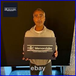 Romario Signed Barcelona Home Shirt With EXACT PROOF/COA