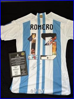 Romero Signed World Cup Football Shirt