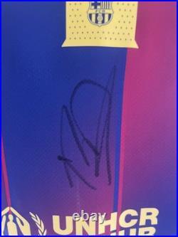 Ronald Araujo Signed Barcelona Shirt With COA and Photo Proof