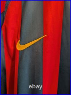 Ronaldinho Signed Barcelona Shirt Printed Autograph Ronaldinho Signed Barcelona Shirt Printed Autograph