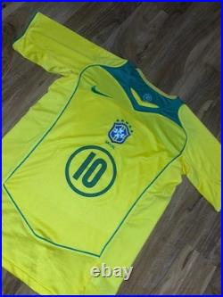 Ronaldinho Signed Brazil Home Shirt jersey With COA included