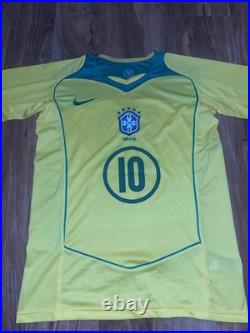 Ronaldinho Signed Brazil Home Shirt jersey With COA included