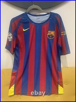 Ronaldinho Signed Shirt Barcelona with COA