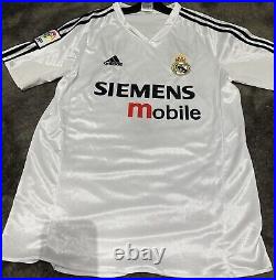 Ronaldo 9 Real Madrid Signed Shirt with COA