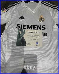 Ronaldo 9 Real Madrid Signed Shirt with COA