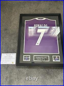 Ronaldo Hand Signed Real Madrid 16/17 Away Shirt & COA