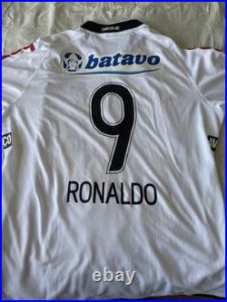 Ronaldo Nazario R9 Signed Player Issued Shirt