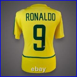 Ronaldo Nazario Signed Brazil Shirt With COA £350