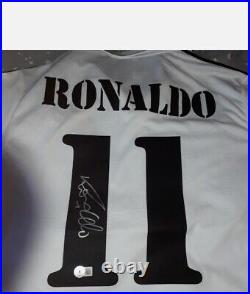 Ronaldo Nazario Signed Real Madrid replica Football Shirt BECKETT ATHENTICATED