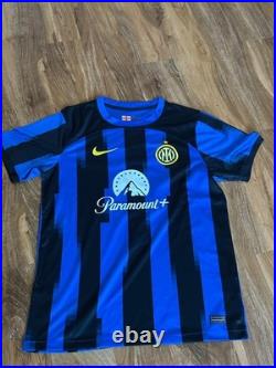 Ronaldo Nozario Signed Inter Milan Home Shirt With Coa Included #9
