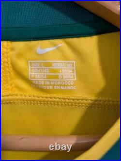 Ronaldo Signed Brazil Shirt Printed Autograph