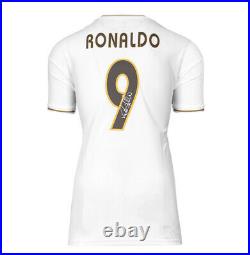 Ronaldo Signed Real Madrid Shirt 2019-2020, Number 9 Autograph Jersey