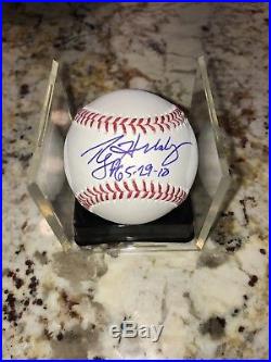 Roy Halladay Signed Baseball MLB Cy Young DOC Phillies Blue Jays