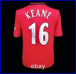 Roy Keane Manchester United Signed Shirt Private Signing £175