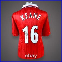 Roy Keane Manchester United Signed Shirt Private Signing £199