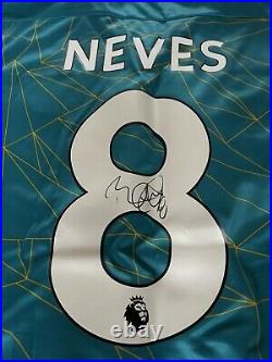 Ruben Neves Wolves FC Signed Away Shirt With COA