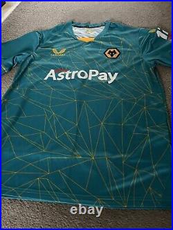 Ruben Neves Wolves FC Signed Away Shirt With COA