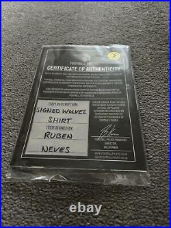 Ruben Neves Wolves FC Signed Away Shirt With COA