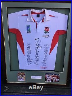 Rugby World Cup 2003 signed shirt limited edition and certification