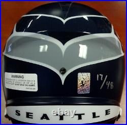 Russell Wilson Autographed Signed Seahawks Full Size Speed Helmet #/48 Rw 105818