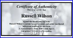Russell Wilson Autographed Signed Seahawks Full Size Speed Helmet #/48 Rw 105818