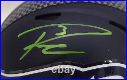 Russell Wilson Autographed Signed Seahawks Speed Mini Helmet In Green Rw 179111