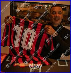 Ruud Gullit Signed AC Milan Shirt 1988, Home, Number 10 Autograph Jersey