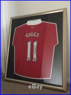 Ryan Giggs MUFC Signed Framed Shirt (West Sussex)