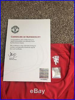 Ryan Giggs Signed Manchester United 2008 Home Shirt Autograph Man Utd COA Legend