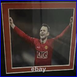 Ryan Giggs signed framed shirt with COA