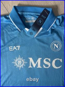 SCOTT MCTOMINAY Rare Hand Signed 24/25 SSC Napoli Home Football Shirt COA