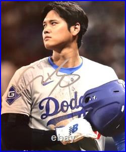 SHOHEI OHTANI Signed Autograph 8x10 MLB DODGERS Original Signature + COA