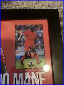 Sadio mane signed Frame