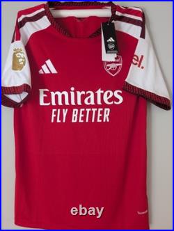 Saka Signed Arsenal 26 Champions Shirt Printed Autograph