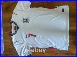 Saka Signed England Home Shirt With COA Included