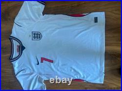 Saka Signed England Home Shirt With COA Included