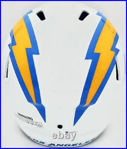 Sale! Justin Herbert Autographed Chargers Full Size Speed Helmet Beckett 196980