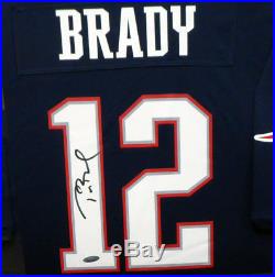 Sale! Patriots Tom Brady Autographed Signed Framed Blue Nike Jersey Tristar