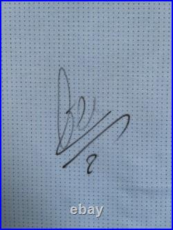 Samir Nasri #8 Hand Signed 2011/12 Manchester City Football Shirt with COA