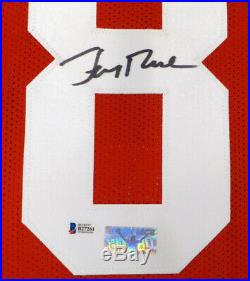 San Francisco 49ers Jerry Rice Autographed Signed Red Jersey Beckett 130023