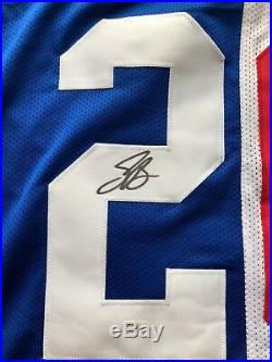 Saquon Barkley autographed signed jersey NFL New York Giants JSA COA LAST ONE