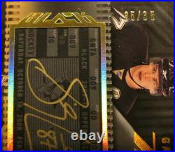 Scarce 2009-10 Ud Black Sidney Crosby Auto Signed Card 35/35 Penguins Rare