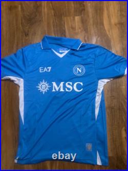 Scott Mctominay Signed Napoli Home Shirt With COA attached