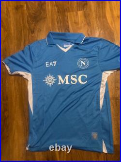 Scott Mctominay Signed Napoli Home Shirt With COA attached