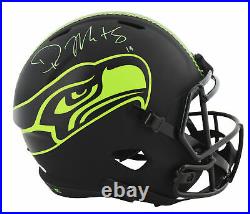 Seahawks D. K. Metcalf Signed Eclipse Full Size Speed Rep Helmet BAS Witnessed