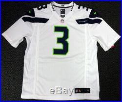Seahawks Russell Wilson Autographed Signed Nike Jersey Sb Champs Sz L Rw 90934