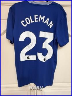 Seamus Coleman Everton 2024/25 Signed Shirt Photo Proof & COA