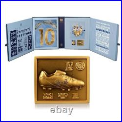 Sergio Aguero Signed Manchester City Legends Collectors Box Set