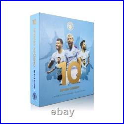 Sergio Aguero Signed Manchester City Legends Collectors Box Set